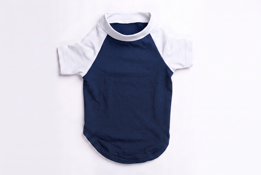 Navy and White